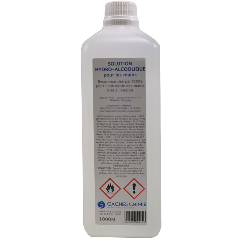 Solution hydroalcoolique 1000ml